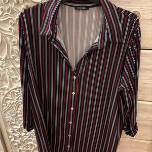 Papermoon Multicolor Striped Button-Down Shirt